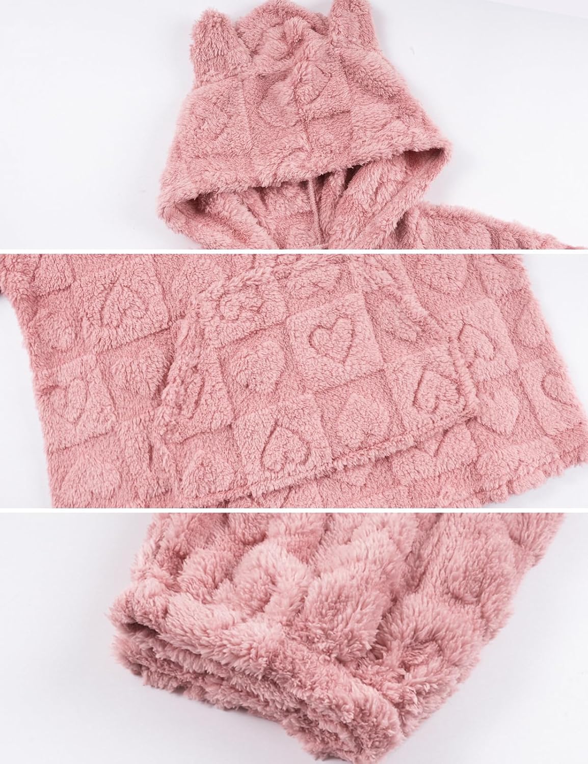 Cozy Flannel Hooded Pajama Set