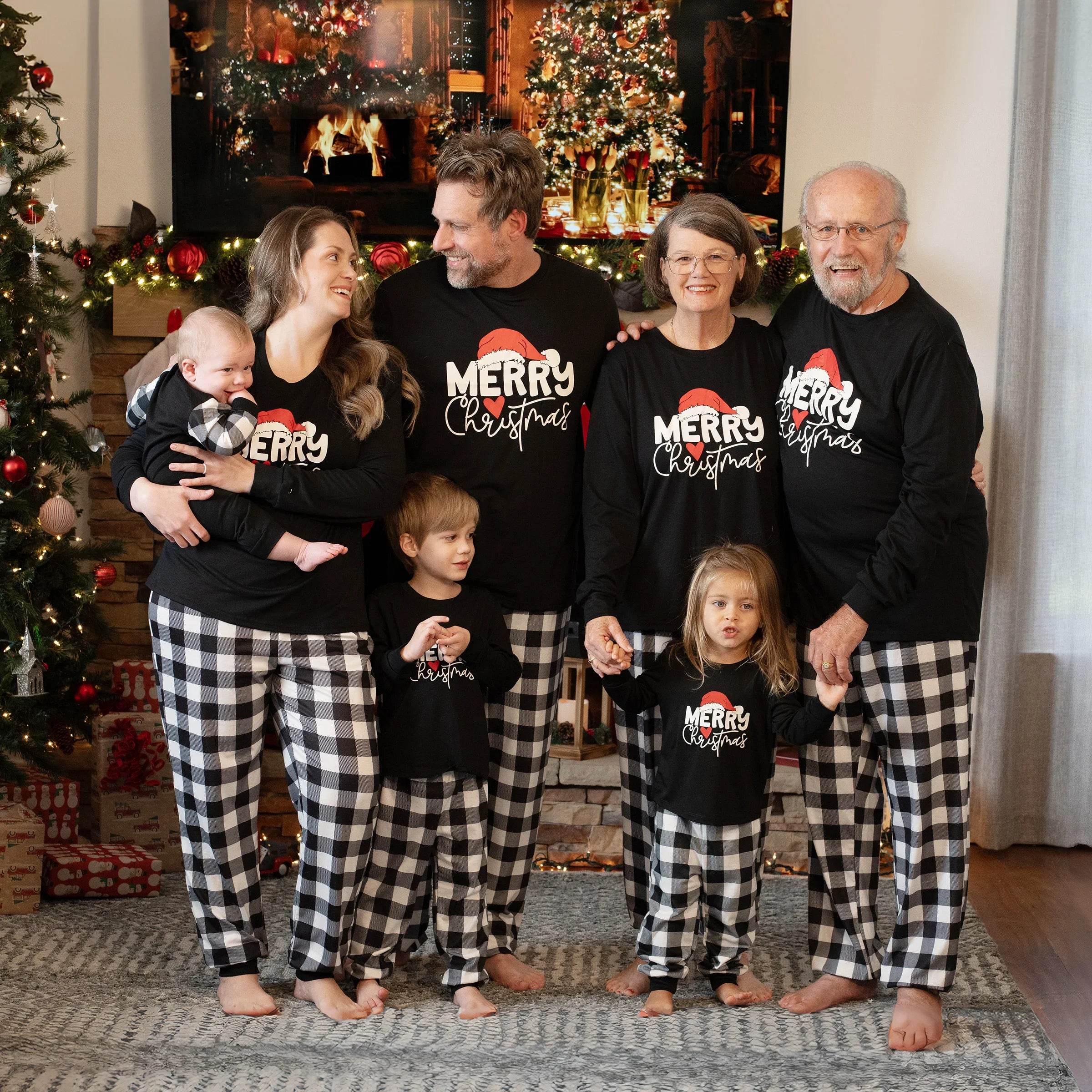 Family Christmas Pajamas Set